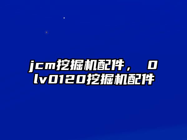 jcm挖掘機配件，ⅴ0lv0120挖掘機配件