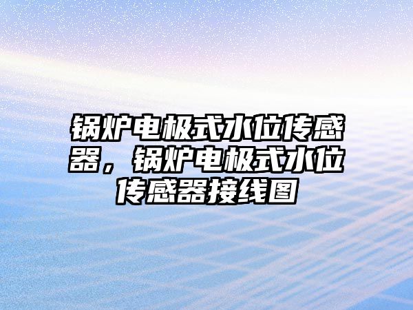 鍋爐電極式水位傳感器，鍋爐電極式水位傳感器接線圖