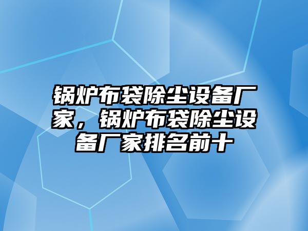 鍋爐布袋除塵設備廠家，鍋爐布袋除塵設備廠家排名前十