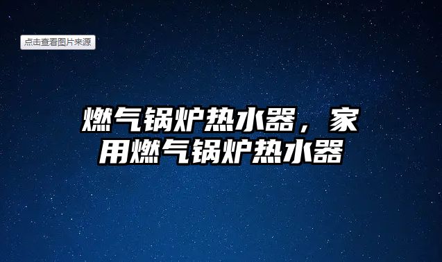 燃?xì)忮仩t熱水器，家用燃?xì)忮仩t熱水器