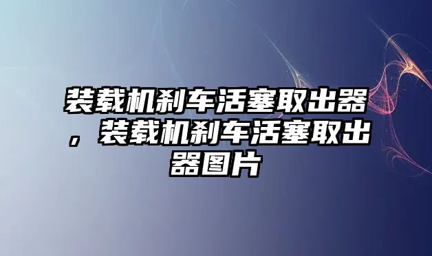 裝載機剎車活塞取出器，裝載機剎車活塞取出器圖片