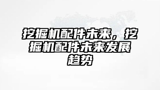 挖掘機(jī)配件未來(lái)，挖掘機(jī)配件未來(lái)發(fā)展趨勢(shì)