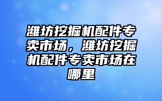 濰坊挖掘機(jī)配件專賣市場，濰坊挖掘機(jī)配件專賣市場在哪里