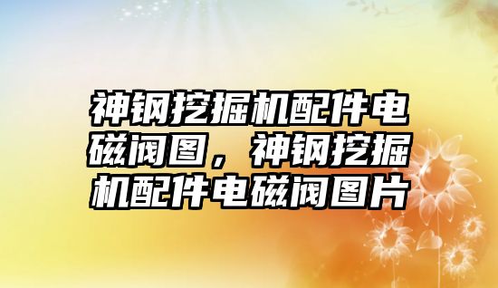 神鋼挖掘機(jī)配件電磁閥圖，神鋼挖掘機(jī)配件電磁閥圖片