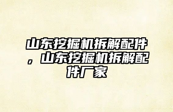 山東挖掘機拆解配件，山東挖掘機拆解配件廠家