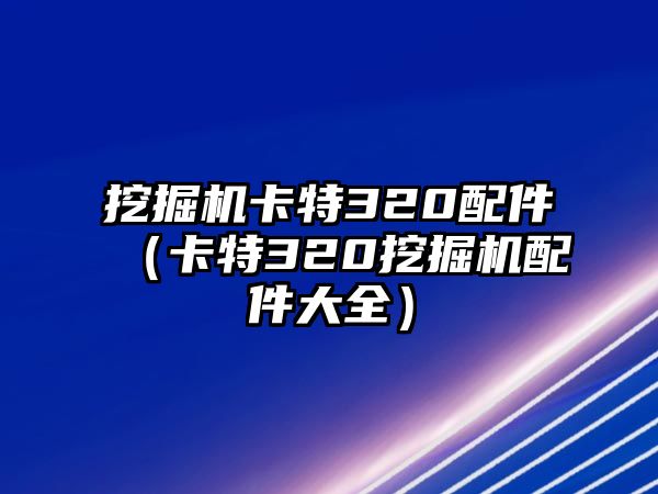 挖掘機(jī)卡特320配件（卡特320挖掘機(jī)配件大全）