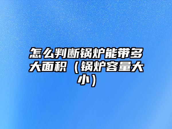 怎么判斷鍋爐能帶多大面積（鍋爐容量大?。?/>	
								</i>
								<p class=