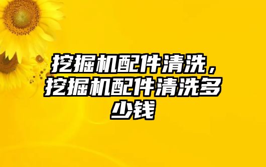 挖掘機配件清洗，挖掘機配件清洗多少錢