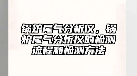 鍋爐尾氣分析儀，鍋爐尾氣分析儀的檢測(cè)流程和檢測(cè)方法