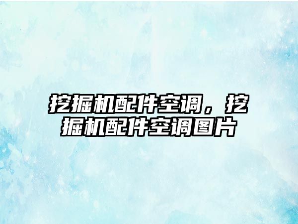 挖掘機(jī)配件空調(diào)，挖掘機(jī)配件空調(diào)圖片