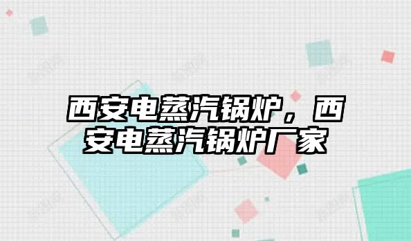 西安電蒸汽鍋爐，西安電蒸汽鍋爐廠家