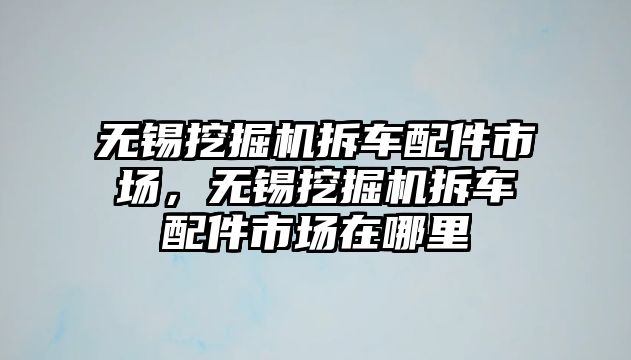 無錫挖掘機(jī)拆車配件市場，無錫挖掘機(jī)拆車配件市場在哪里