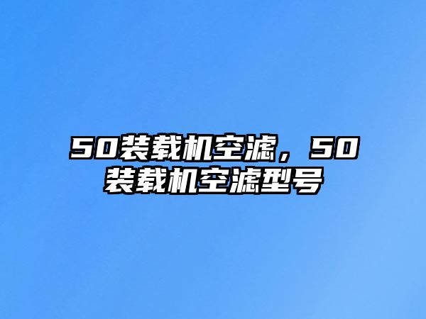 50裝載機(jī)空濾，50裝載機(jī)空濾型號