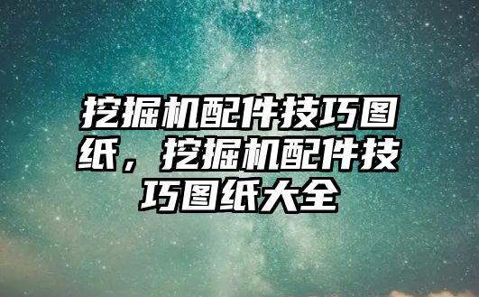 挖掘機(jī)配件技巧圖紙，挖掘機(jī)配件技巧圖紙大全