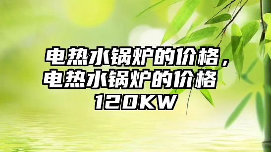 電熱水鍋爐的價格，電熱水鍋爐的價格 120KW