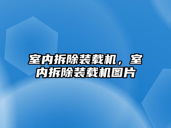 室內拆除裝載機，室內拆除裝載機圖片