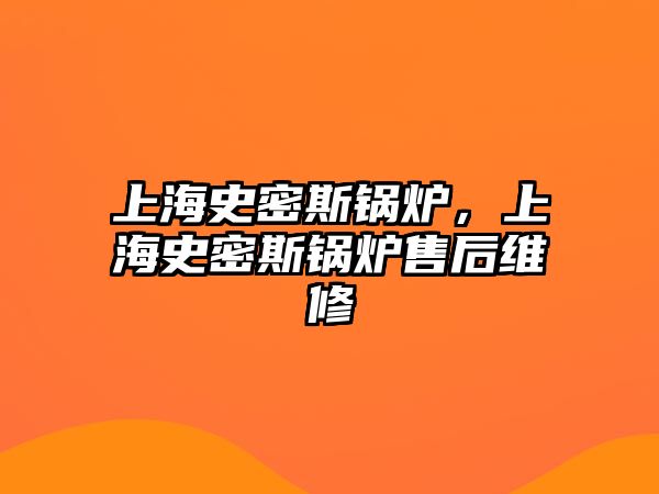 上海史密斯鍋爐，上海史密斯鍋爐售后維修