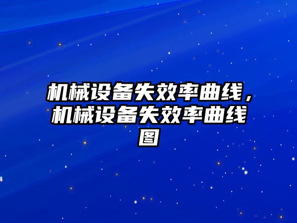 機械設備失效率曲線，機械設備失效率曲線圖