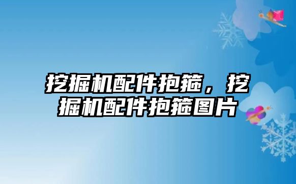 挖掘機配件抱箍，挖掘機配件抱箍圖片