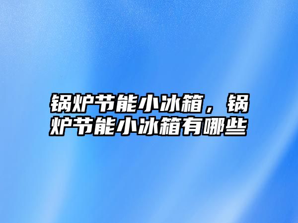 鍋爐節(jié)能小冰箱，鍋爐節(jié)能小冰箱有哪些