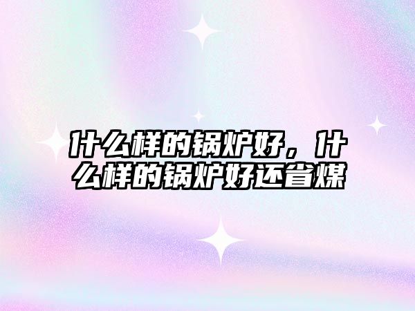 什么樣的鍋爐好，什么樣的鍋爐好還省煤