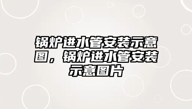 鍋爐進水管安裝示意圖，鍋爐進水管安裝示意圖片