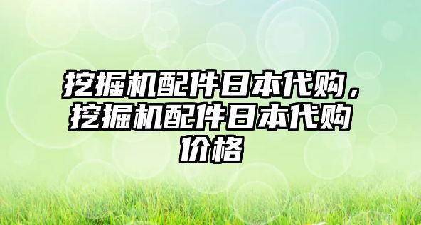 挖掘機(jī)配件日本代購，挖掘機(jī)配件日本代購價(jià)格