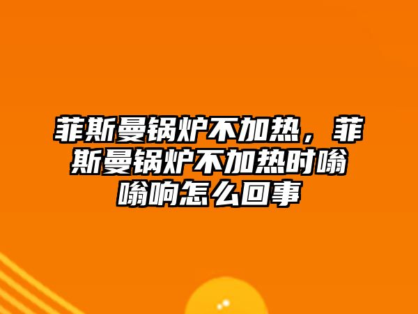 菲斯曼鍋爐不加熱，菲斯曼鍋爐不加熱時嗡嗡響怎么回事