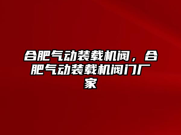 合肥氣動裝載機(jī)閥，合肥氣動裝載機(jī)閥門廠家