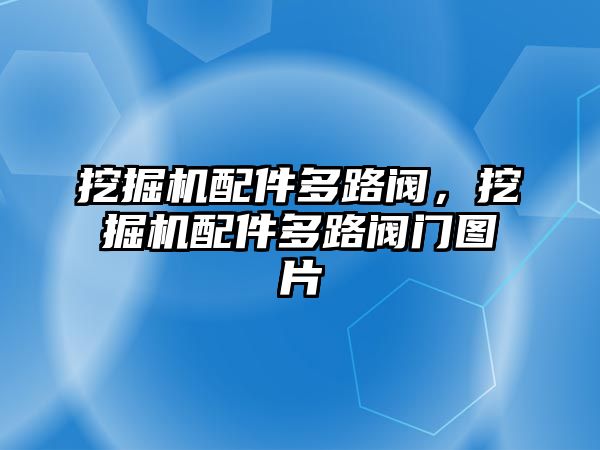 挖掘機配件多路閥，挖掘機配件多路閥門圖片