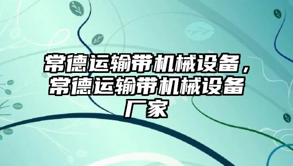 常德運輸帶機(jī)械設(shè)備，常德運輸帶機(jī)械設(shè)備廠家