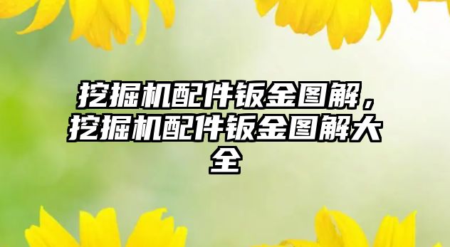 挖掘機配件鈑金圖解，挖掘機配件鈑金圖解大全