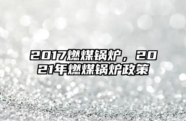 2017燃煤鍋爐，2021年燃煤鍋爐政策