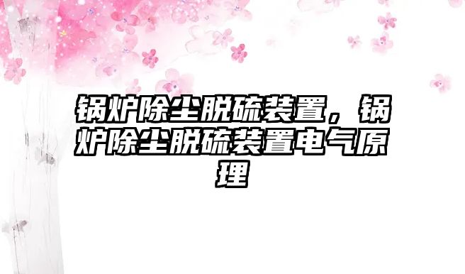 鍋爐除塵脫硫裝置，鍋爐除塵脫硫裝置電氣原理