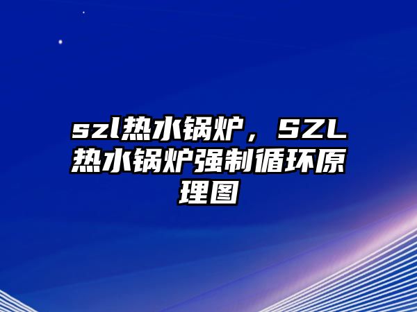 szl熱水鍋爐，SZL熱水鍋爐強制循環(huán)原理圖