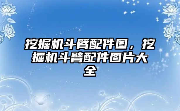 挖掘機斗臂配件圖，挖掘機斗臂配件圖片大全