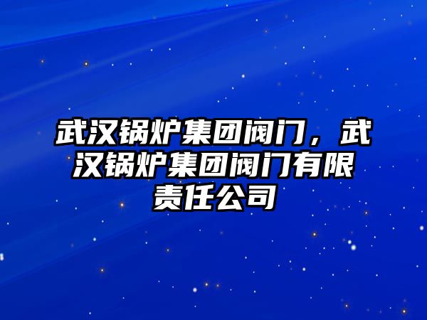 武漢鍋爐集團閥門，武漢鍋爐集團閥門有限責任公司