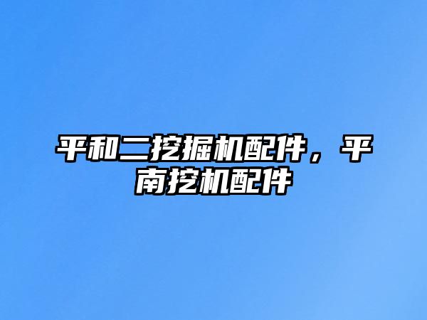 平和二挖掘機(jī)配件，平南挖機(jī)配件