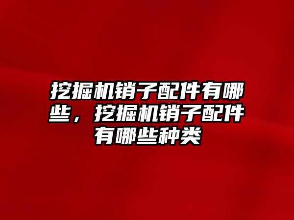 挖掘機(jī)銷子配件有哪些，挖掘機(jī)銷子配件有哪些種類