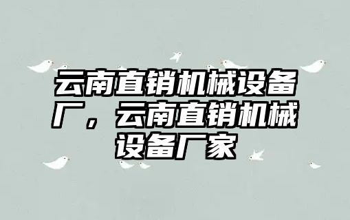 云南直銷機(jī)械設(shè)備廠，云南直銷機(jī)械設(shè)備廠家