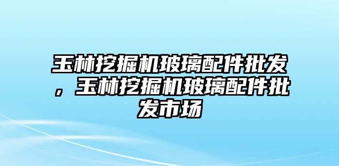 玉林挖掘機(jī)玻璃配件批發(fā)，玉林挖掘機(jī)玻璃配件批發(fā)市場(chǎng)