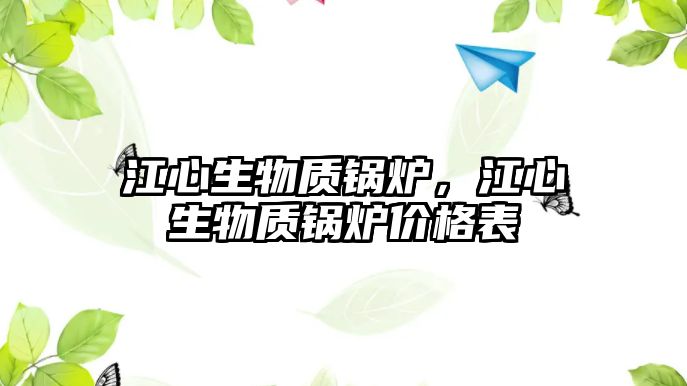 江心生物質鍋爐，江心生物質鍋爐價格表