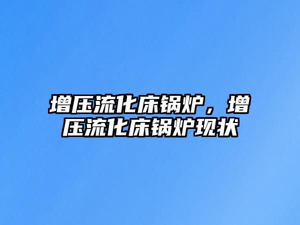 增壓流化床鍋爐，增壓流化床鍋爐現(xiàn)狀