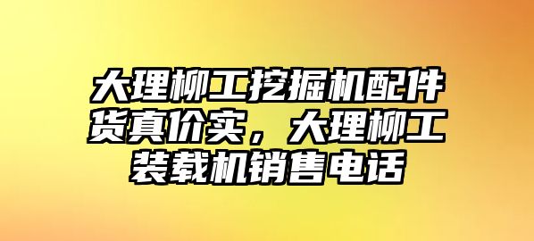 大理柳工挖掘機(jī)配件貨真價(jià)實(shí)，大理柳工裝載機(jī)銷售電話