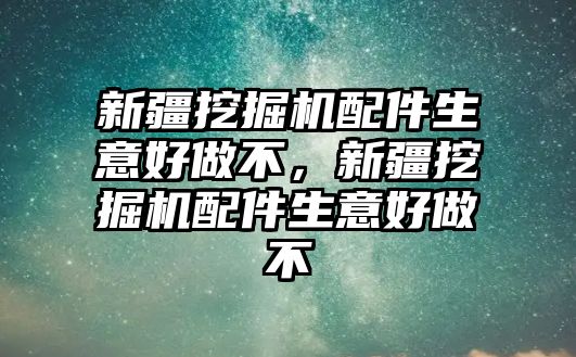 新疆挖掘機(jī)配件生意好做不，新疆挖掘機(jī)配件生意好做不