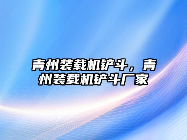 青州裝載機鏟斗，青州裝載機鏟斗廠家