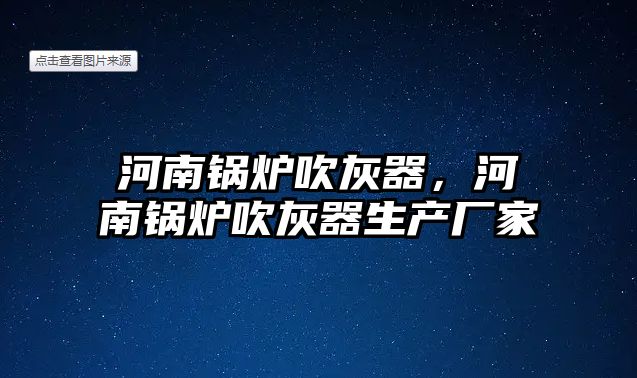 河南鍋爐吹灰器，河南鍋爐吹灰器生產(chǎn)廠家