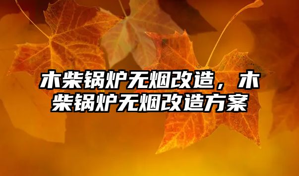 木柴鍋爐無(wú)煙改造，木柴鍋爐無(wú)煙改造方案