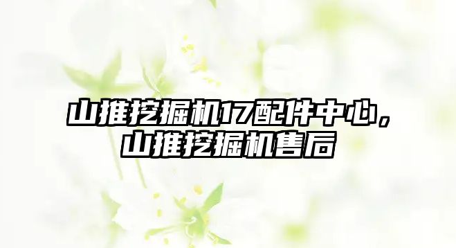 山推挖掘機17配件中心，山推挖掘機售后