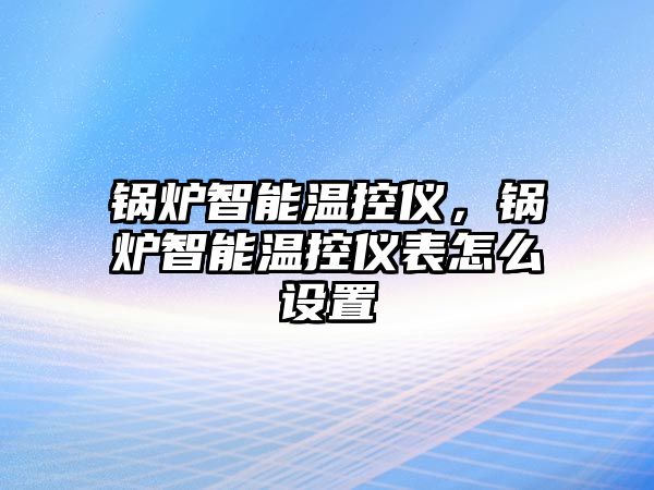 鍋爐智能溫控儀，鍋爐智能溫控儀表怎么設(shè)置